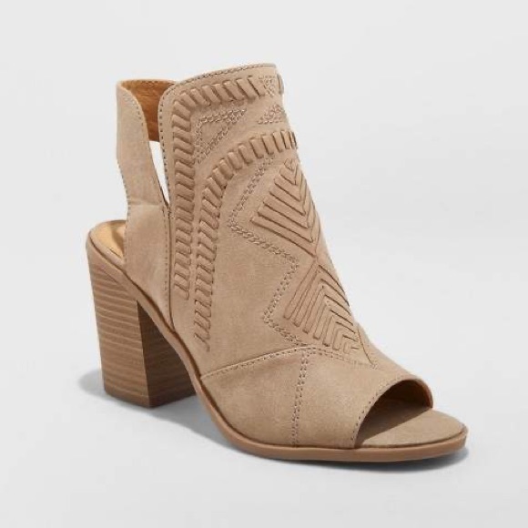 Open Toe Booties - Picture 1 of 7
